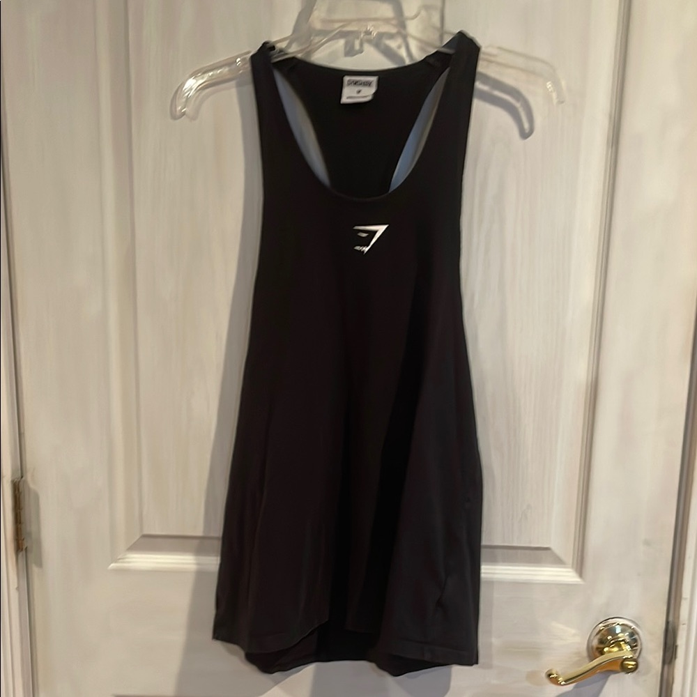 Gymshark Black Relaxed Sleeveless Tank Top